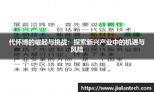 代怀博的崛起与挑战：探索新兴产业中的机遇与风险
